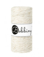 Bobbiny Makramee-Baumwollkordel, 3mm und 100m, in Golden Natural
