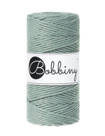 Bobbiny Makramee-Baumwollkordel, 3mm und 100m, in Laurel