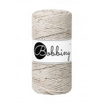 Bobbiny Makramee-Baumwollkordel, 3mm und 100m, in Leopard