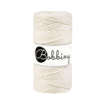 Bobbiny Makramee-Baumwollkordel, 3mm und 100m, in Natural