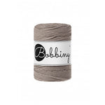 Bobbiny macramé rope, 1.5mm and 100m, in coffee brown