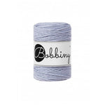 Bobbiny macramé rope, 1.5mm and 100m, in iris purple