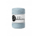 Bobbiny macramé rope, 1.5mm and 100m, in misty grey