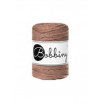 Bobbiny macramé rope, 1.5mm and 100m, in mocha mousse