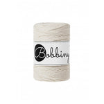 Bobbiny macramé rope, 1.5mm and 100m, in natural