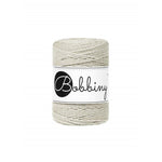 Bobbiny macramé rope, 1.5mm and 100m, in pale olive