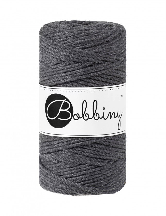 Macrame Rope - 3ply - 3mm - 100m - Bobbiny