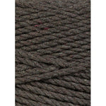 Bobbiny 3-ply macramé rope, 3mm and 100m, in espresso brown