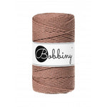 Bobbiny 3-ply macramé rope, 3mm and 100m, in mocha mousse