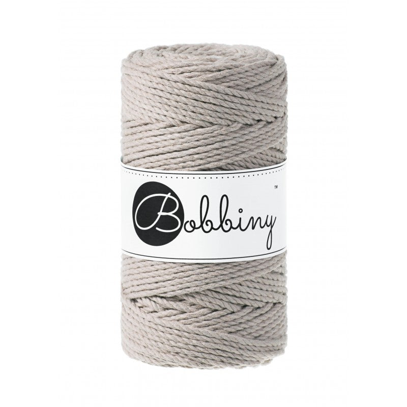 Macrame Rope - 3ply - 3mm - 100m - Bobbiny