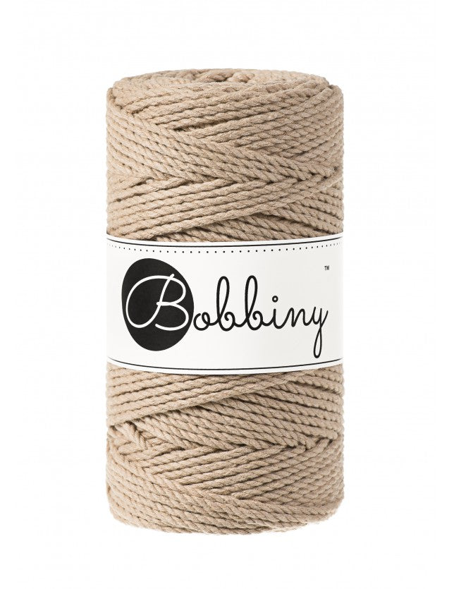 Macrame Rope - 3ply - 3mm - 100m - Bobbiny