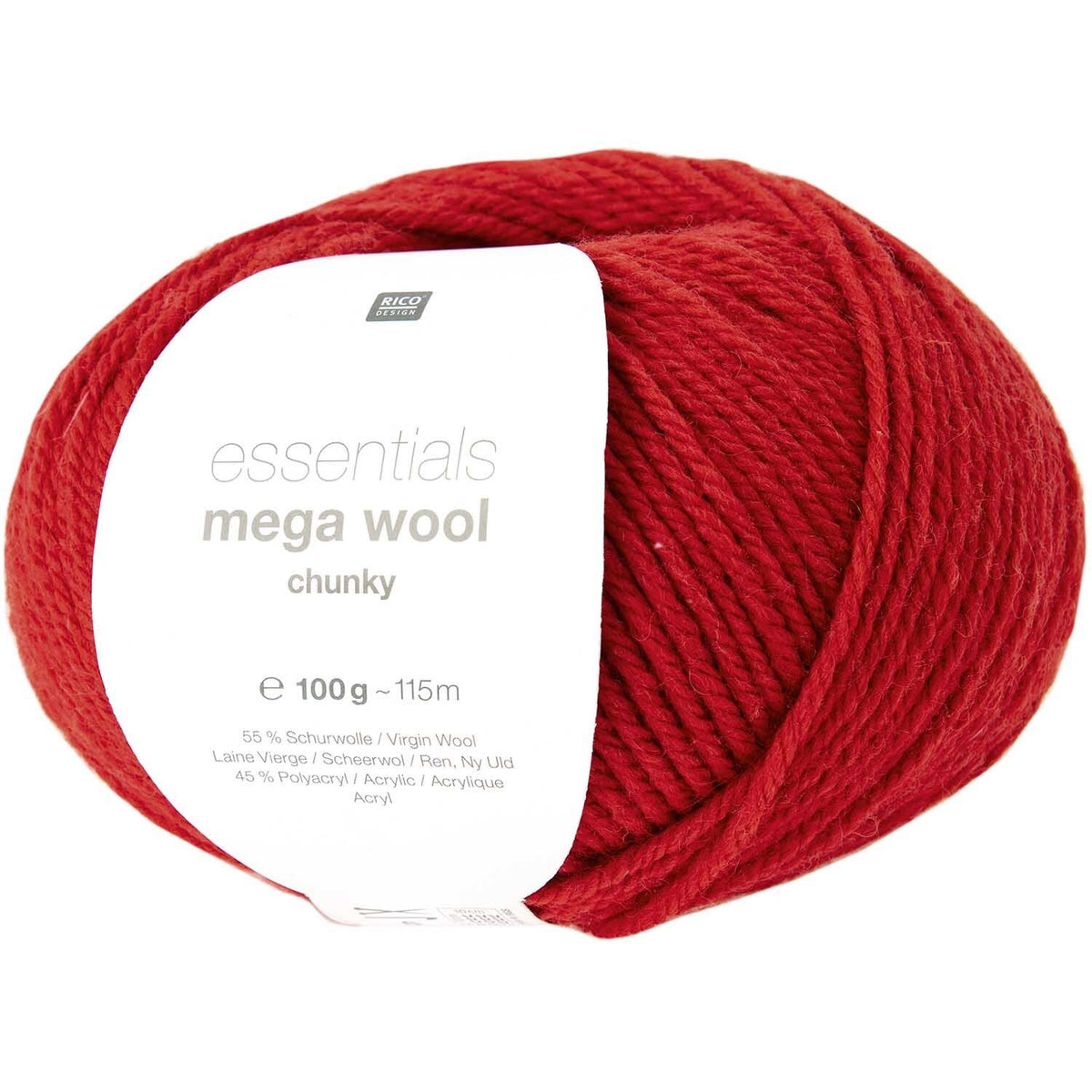 Mega Chunky Wool - Essentials - 100g - Rico Design