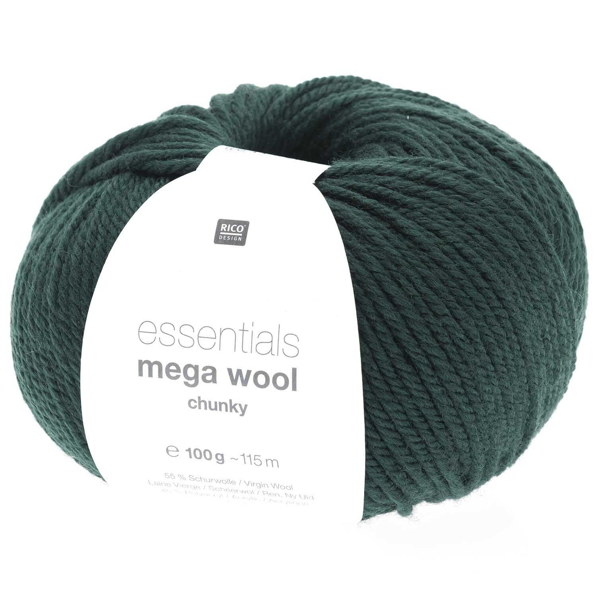 Mega Chunky Wool - Essentials - 100g - Rico Design