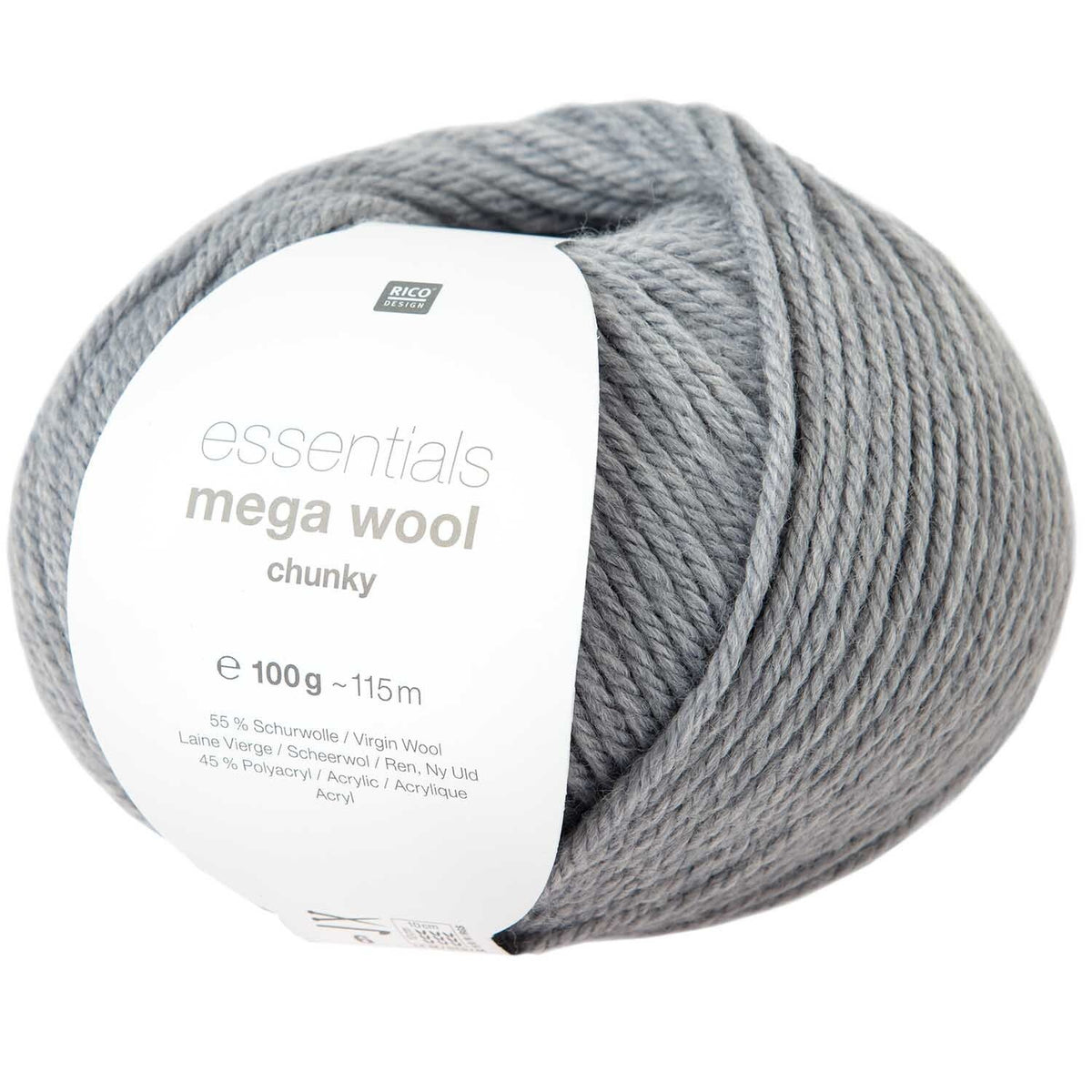 Mega Chunky Wool - Essentials - 100g - Rico Design