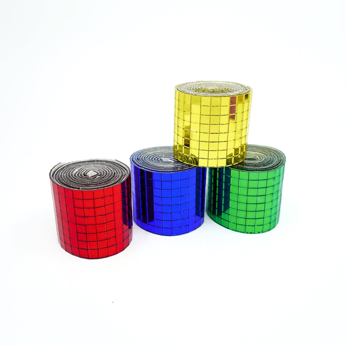 Mirrorball tiles - 5x5mm - 1600stk. - 4x100cm -  Craftinglove