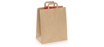 Plain kraft paper bag for packaging
