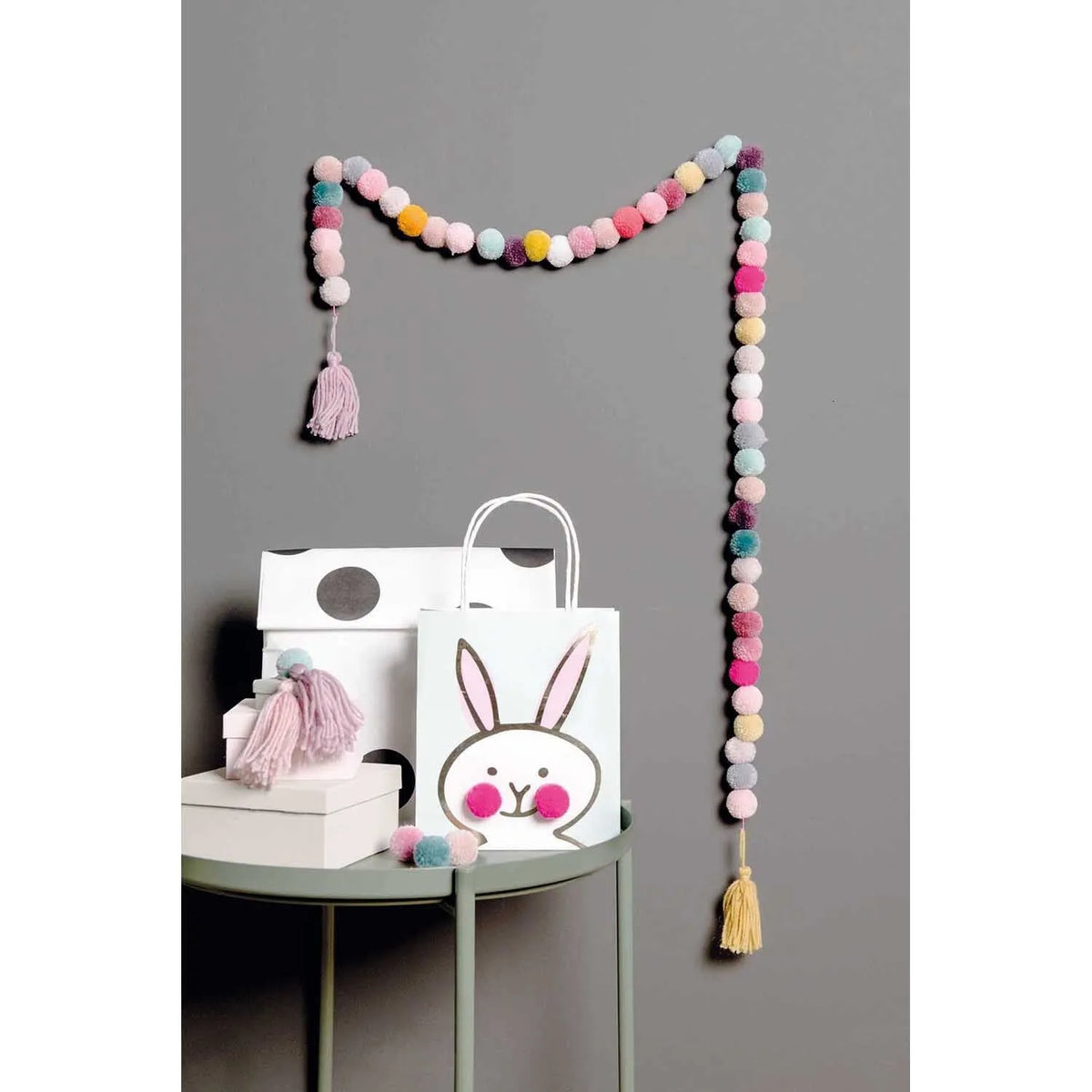 Ready-made neon pompoms, 24 pieces by Rico Design