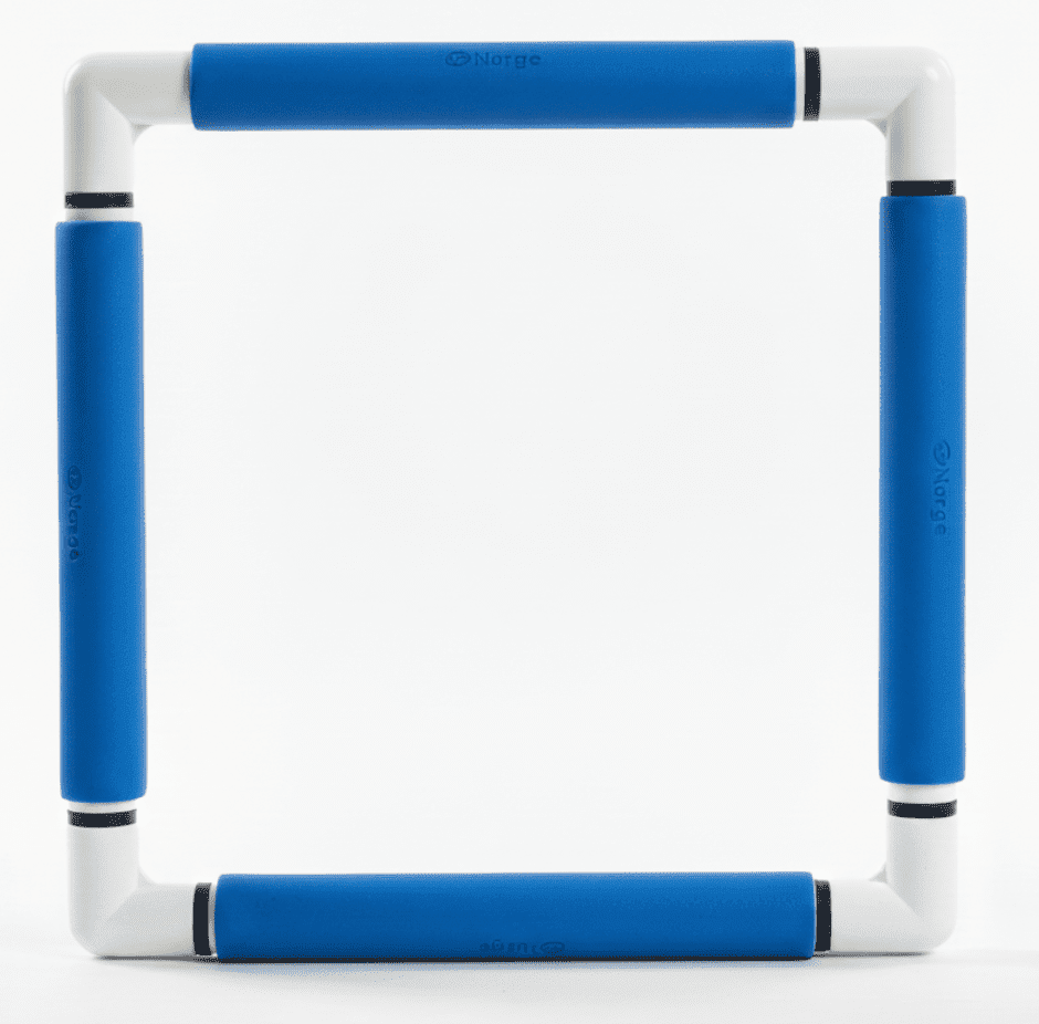 Nurge plastic punch needle clip frame, 29 x 29cm