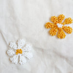 Punch needle floral bag kit with template and yarn