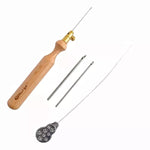 Nurge punch needle set fine needles laid out