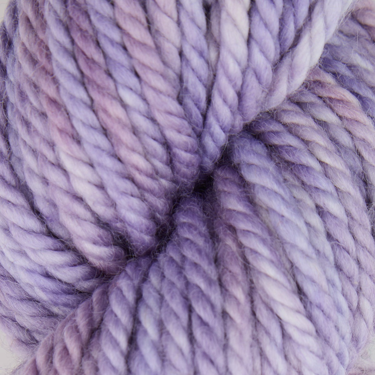 Variegated punch needle rug yarn skein in Amethyst, 110g
