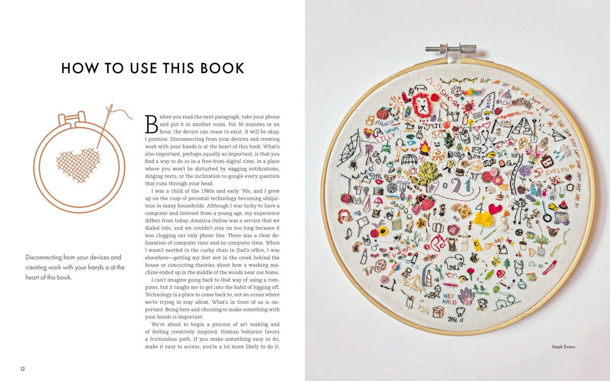 Threads of Treasure - Embroidery Book - Sara Barnes - Schiffer Publishing
