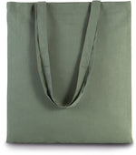 Kimood Stofftasche in staubigem Hellgrün, 38x42cm