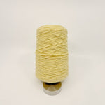 Tufting wool cone in a warm orange shade