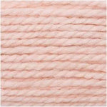 Creative Twist super chunky yarn in powder pink, 100g by Rico Design