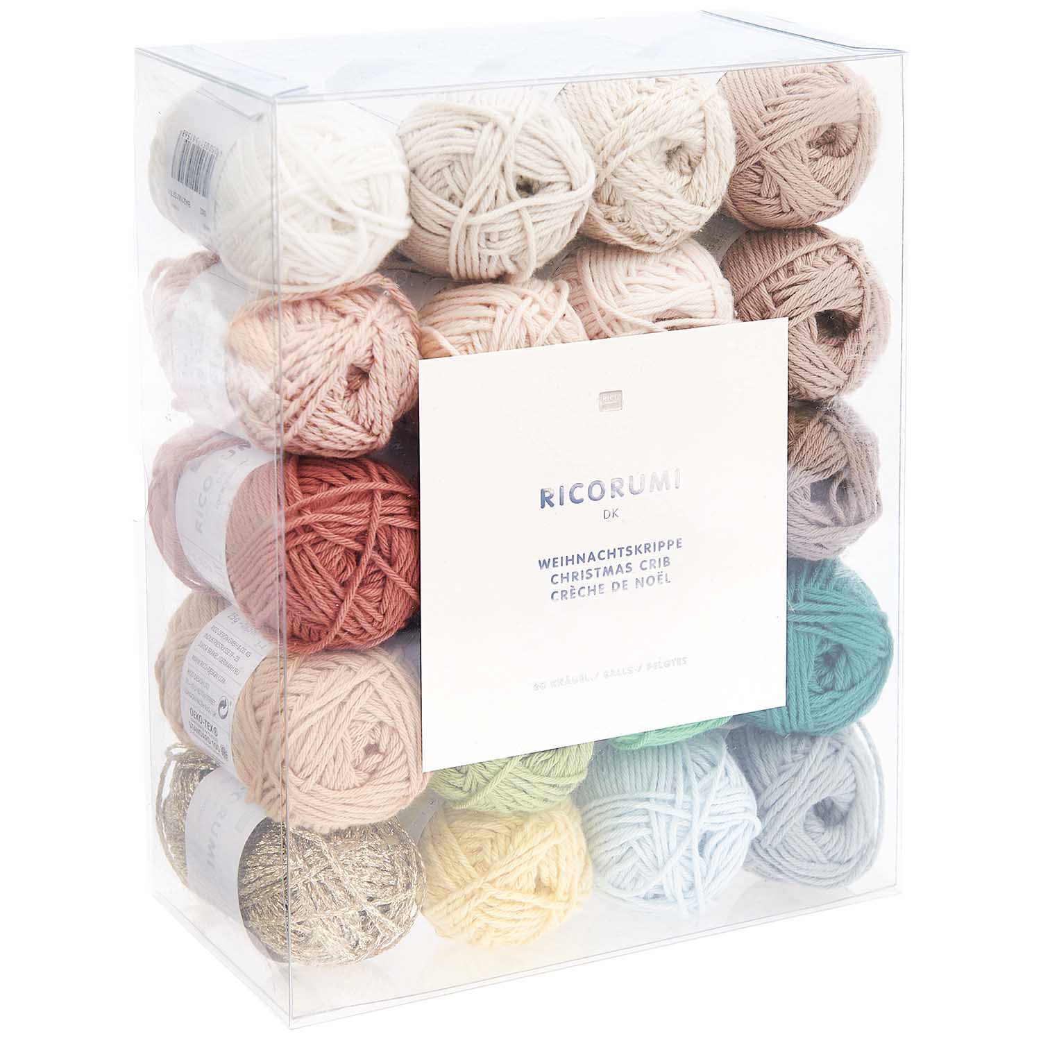 Rico Ricorumi DK Baumwollgarn 20er-Set, Christmas