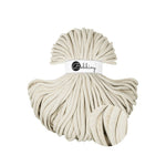 Bobbiny Shiny Cashmere Beige – Braided Cord - Jumbo - 9mm - 100m - Bobbiny