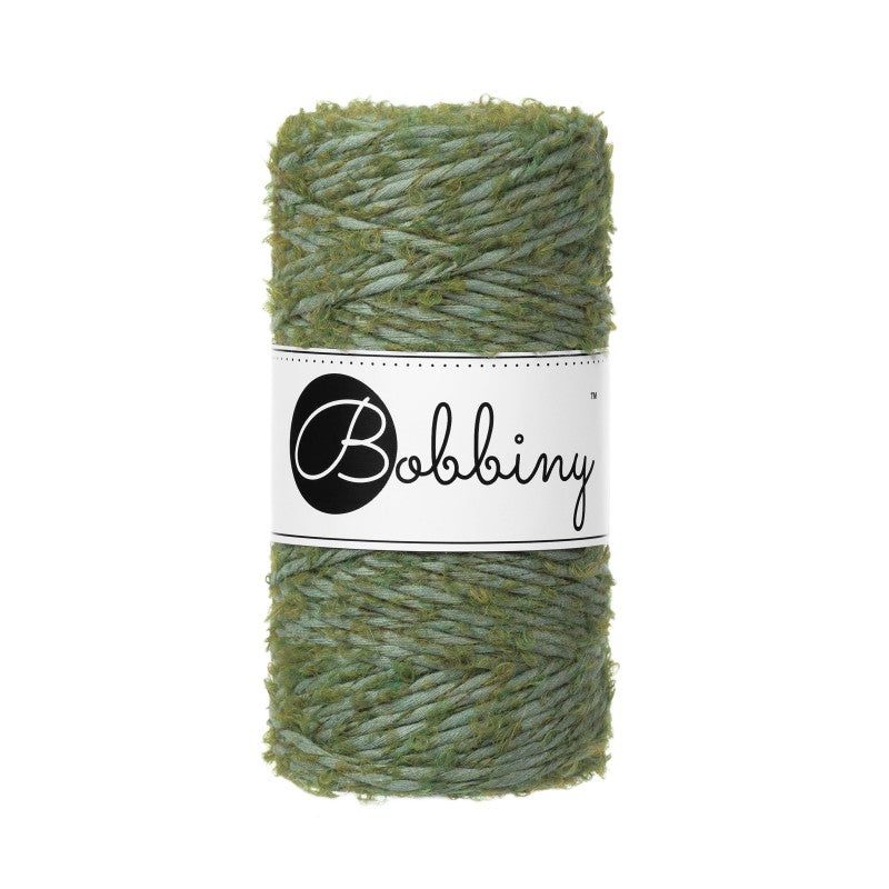 Bobbiny Boucle Eucalyptus Green – 3mm