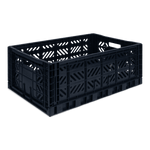Aykasa Maxi foldable crate in Navy with tufting gear