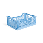 Aykasa Midi foldable crate in Baby Blue, tufting machine size