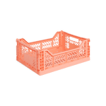 Aykasa Midi foldable crate in Salmon Pink