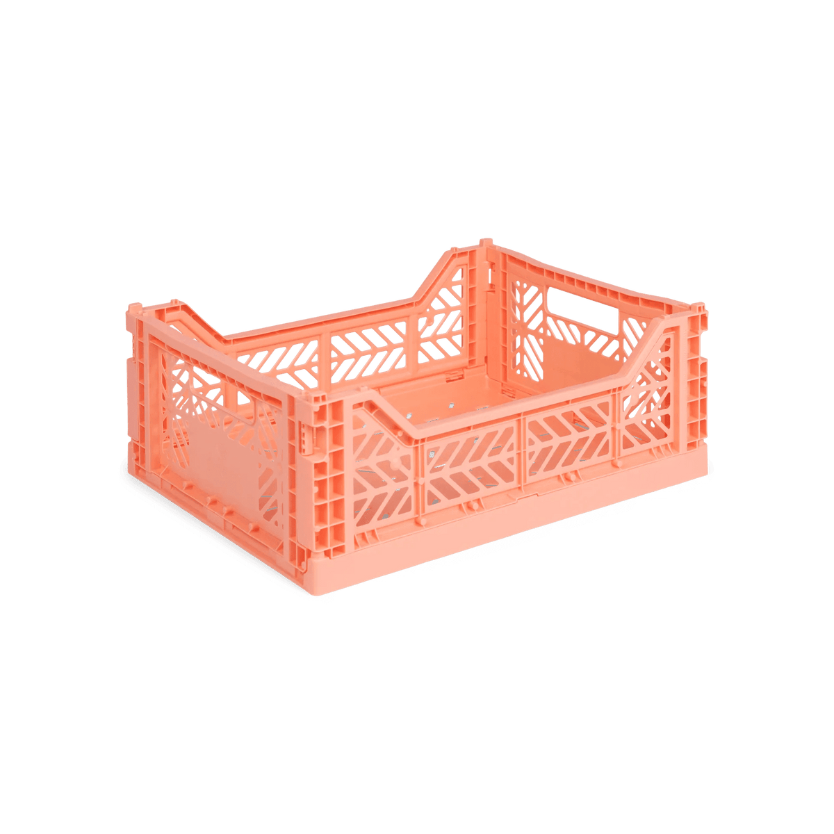 Aykasa Midi foldable crate in Salmon Pink