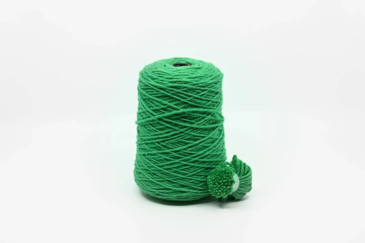 Rugwool NZ-Tuftinggarn, 500g-Kone in Green